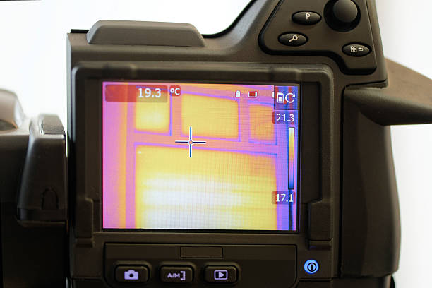Thermal Imaging Thermo Camera stock photo