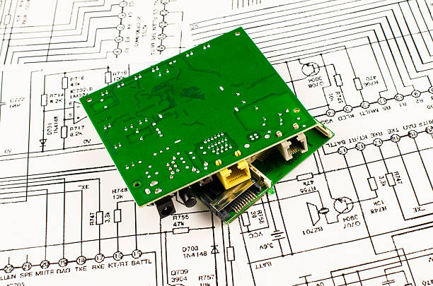 istock Several circuits of the green  color 468748142