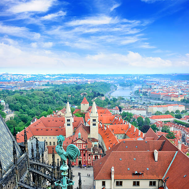 istock Panoram of Prague 468748640