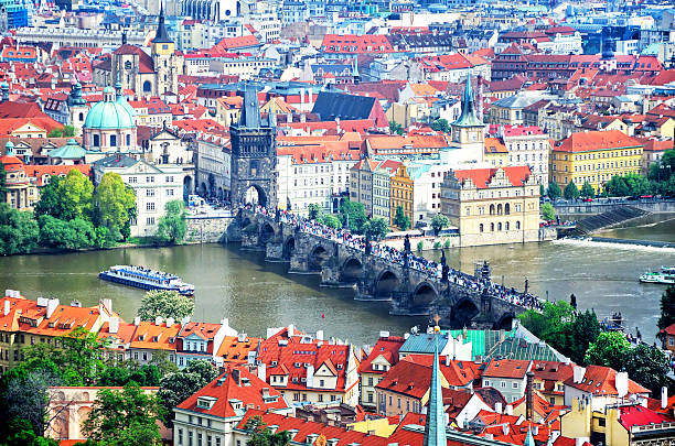 istock Panoram of Prague 468748652
