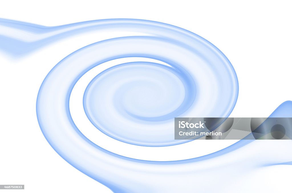 Agite humo azul sobre blanco - Foto de stock de Abstracto libre de derechos