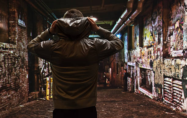 Portrait of Generation Z black male in London, UK. Modern young man in urban surrounding