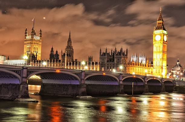 istock Lights of westminster 468755600