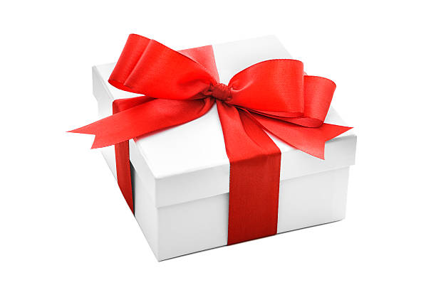 istock Gift box with red ribbon and bow 468756705
