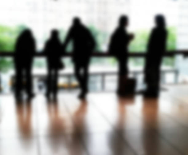 istock Silhouette of five people 468759418