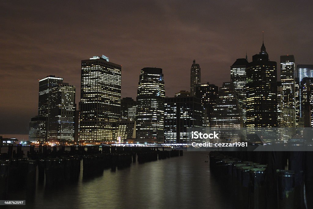 Dolnym Manhattanie w Nowym Jorku — - Zbiór zdjęć royalty-free (Architektura)