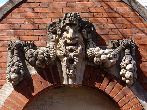 Ancient figure surrounded by fruit and vines, sometimes known as \