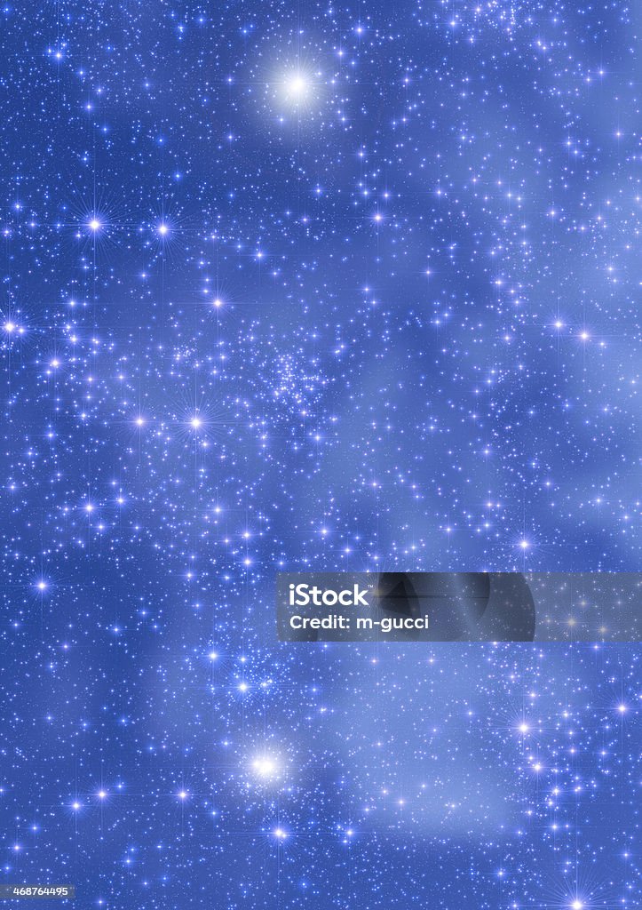 Große Star field - Lizenzfrei Asteroid Stock-Foto