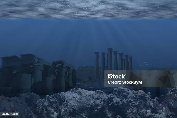 Atlantis Stock Photo - Download Image Now - Underwater, City, Deep