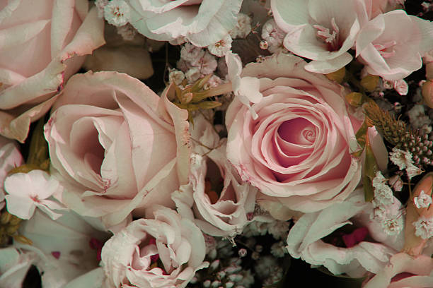 istock pink and white bridal bouquet 468772916