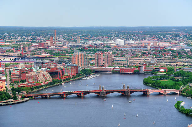 istock Bridge over River in Urban city 468772990