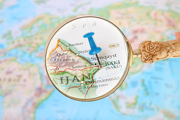 istock Looking in on Baku, Azerbaijan 468773570