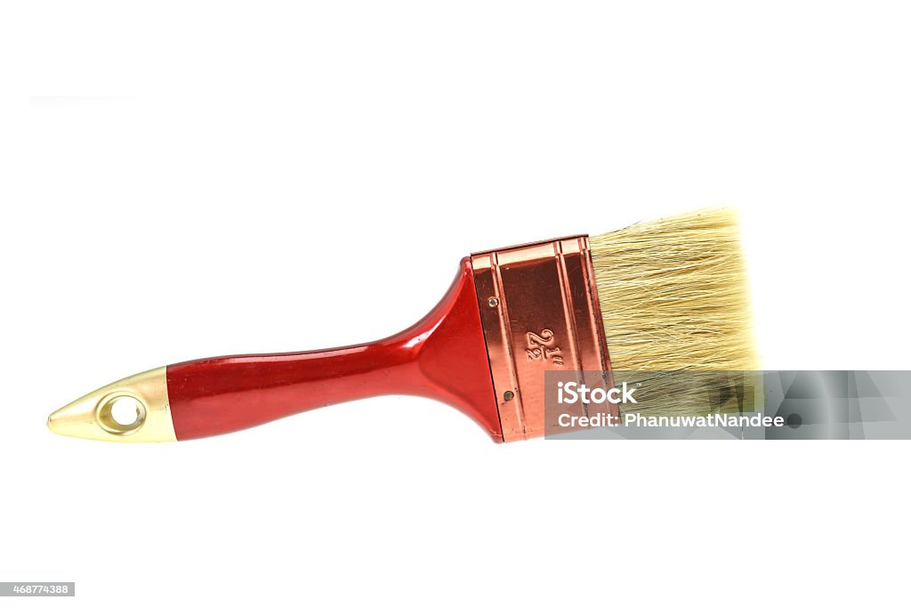 Paint brush isolated on a white Paint brush isolated on a white background 2015 Stock Photo