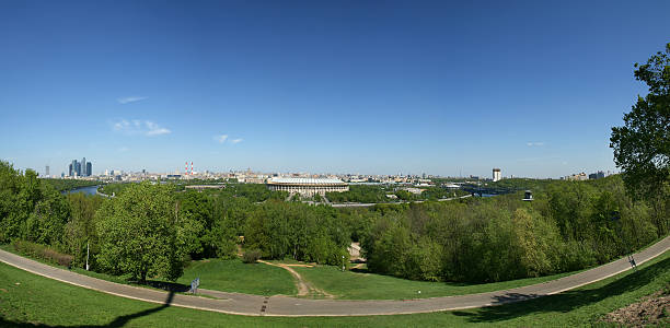 istock Panoramic view of Moscow (Russia) from Sparrow Hills 468778641