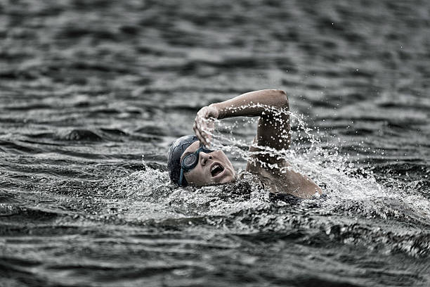 istock Marathon or open water swimming 468783052