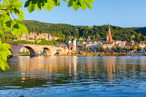 Bridge over Neckar in Heidelberg, Germany