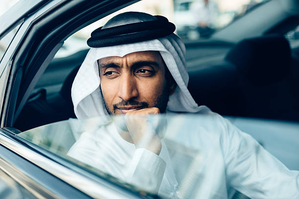 istock Emirati Businessman in a car 468784568