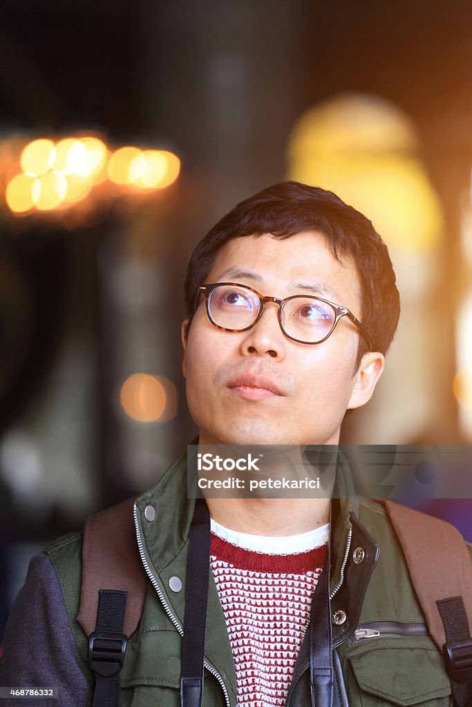 Korean Man in Hagia Sophia  20-24 Years Stock Photo