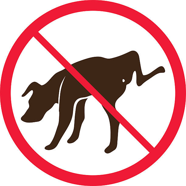 No dog pee sign logo No Dog Peeing -- Vector - No dog pee sign logo, No dogs. urinating stock illustrations