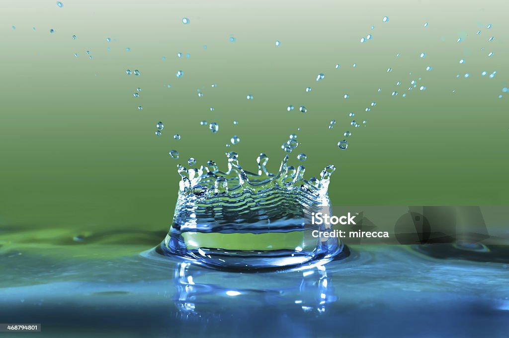 Respingos de água cai detalhe - Foto de stock de Abstrato royalty-free