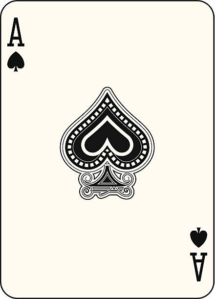 ace of spade - ace of spades illustrations stock-grafiken, -clipart, -cartoons und -symbole