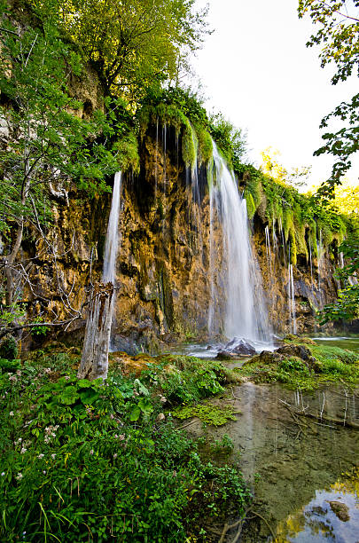 istock Waterfall in Plitvice Lakes park, Croatia 468796635
