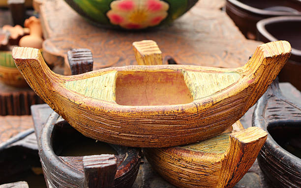 istock Earthenware brown - in the market. 468799068