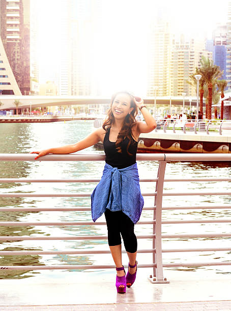 istock Young woman on vacation 468801416