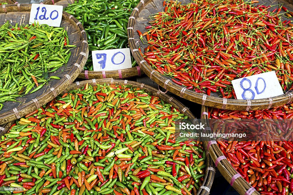 Pimenta Comida tailandesa Tailândia - Royalty-free Alimentação Saudável Foto de stock