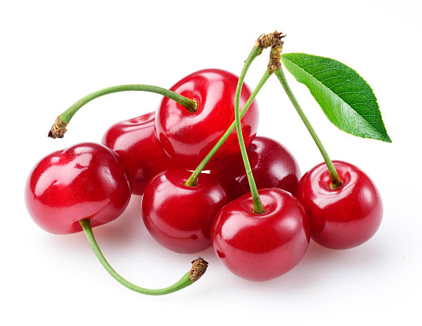 istock Cherry. Group of berries isolated on white 468805032