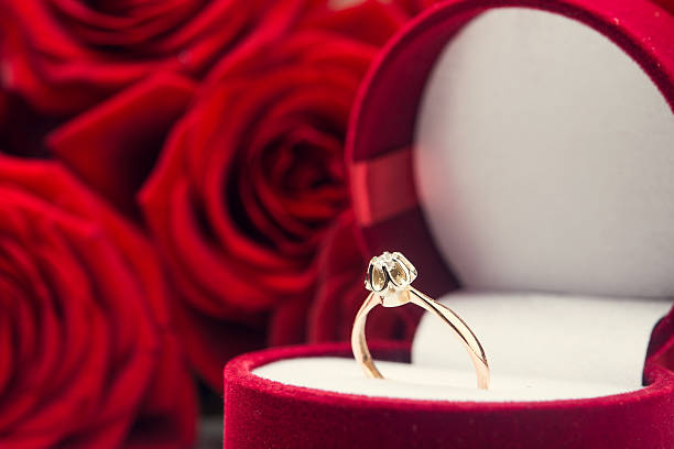 istock Closeup of golden ring 468805536