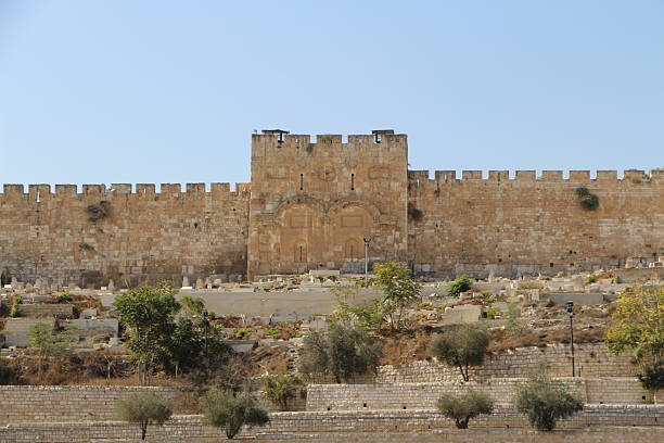 istock Sealed Golden Gates of Jerusalem 468809108