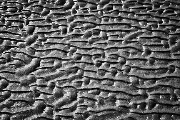 istock Natural Marks in the sand of the beach 468812158