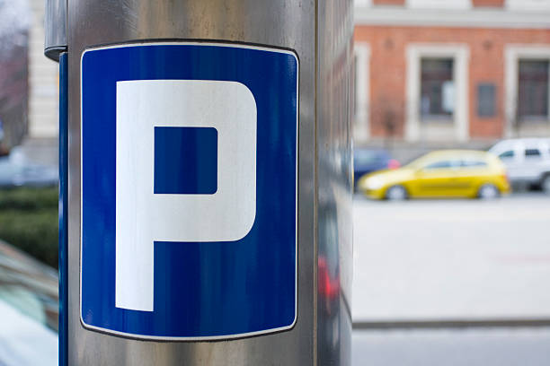 istock Parking meter in the city 468812686