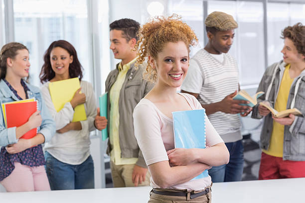 istock Fashion student smiling at camera 468812926