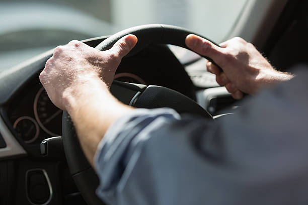 istock Close up of man holding his wheel 468814278