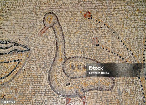 Starożytny Mozaika Tabgha Izrael - zdjęcia stockowe i więcej obrazów Antyki - Antyki, Bochenek chleba, Chrześcijaństwo