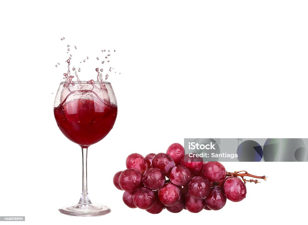 Wine collection - Splashing red wine in a glass. Wine collection - Splashing red wine in a glass. Isolated on white background 2015 Stock Photo