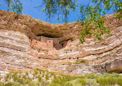Montezuma Castle National Monument in Arizona, USA.