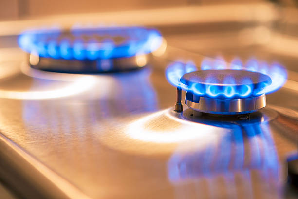 istock Two Gas Burners on Stove Surface 468822284