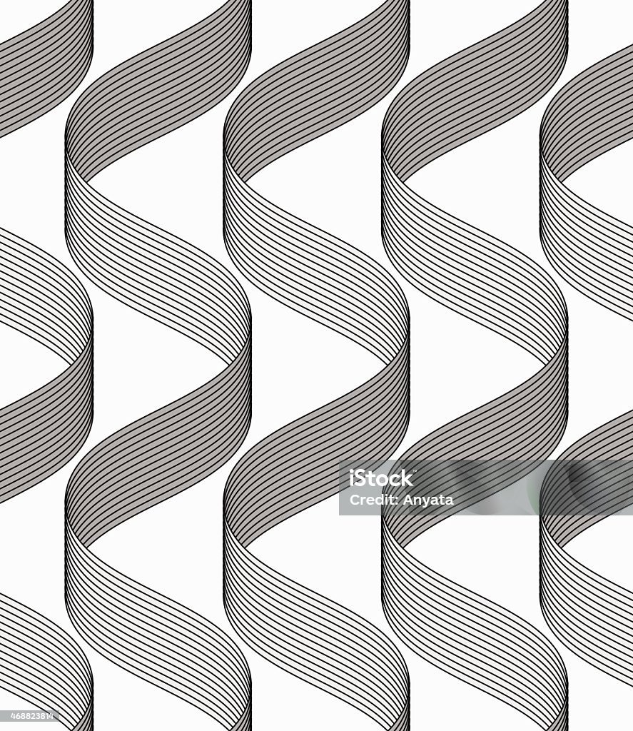 Ribbons Making Waves Pattern Stock Illustration - Download Image Now ...