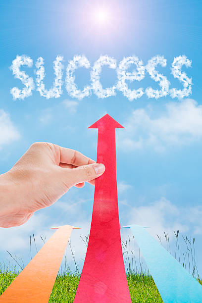 istock Upgrade and arrive goal of success 468824402