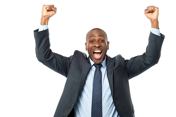 istock Excited middle aged male executive 468828132