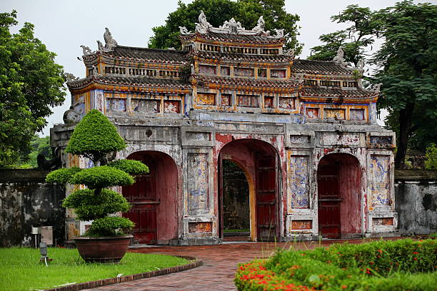 Forbidden City in Hue stock photo