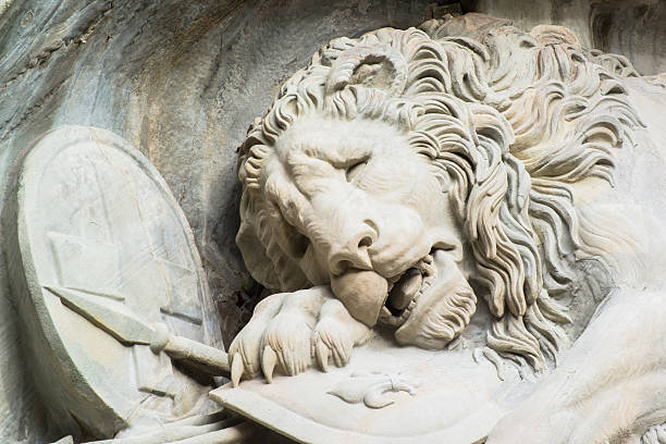 istock Dying lion monument in Lucerne, Switzerland 468831829