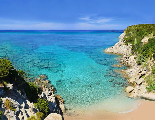 Cap Camarat, L ́Escalet Beach near St-Tropez, Cote d'Azur, Southern France