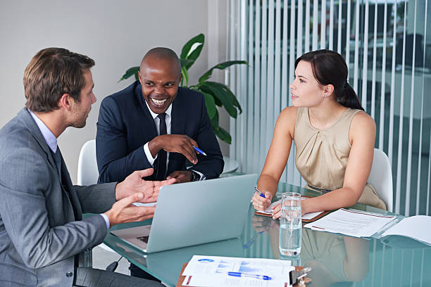 istock They're taking business to a new level 468837486