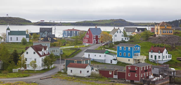 istock Village along cove 468838191