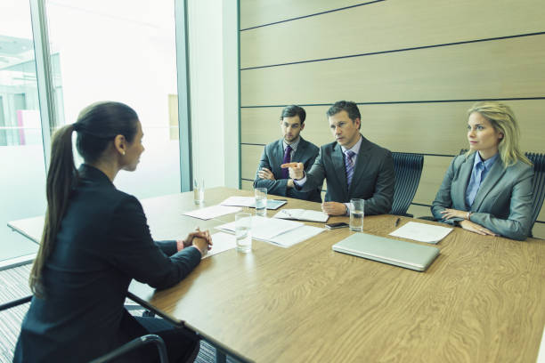 istock Business people talking in meeting 468838739