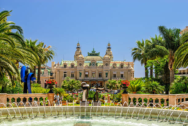 gran casino de montecarlo - principado de mónaco fotografías e imágenes de stock